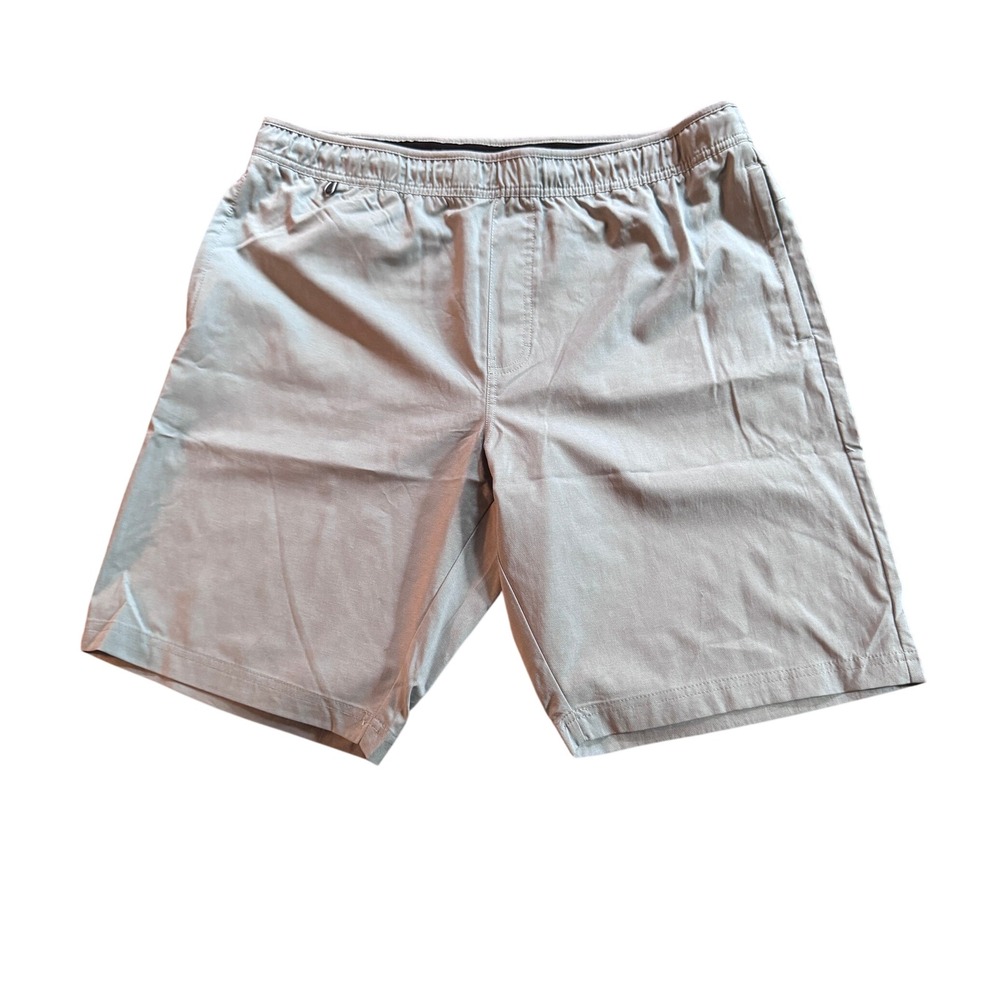 Voyager‎ Performance Shorts XL Sage Green Elastic Waist Stretch Gorpcore